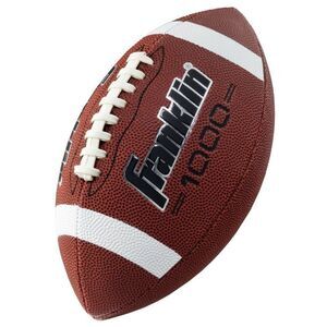 Franklin Sports Grip-Rite 100 Youth Junior kids Size Rubber Football brown NEW